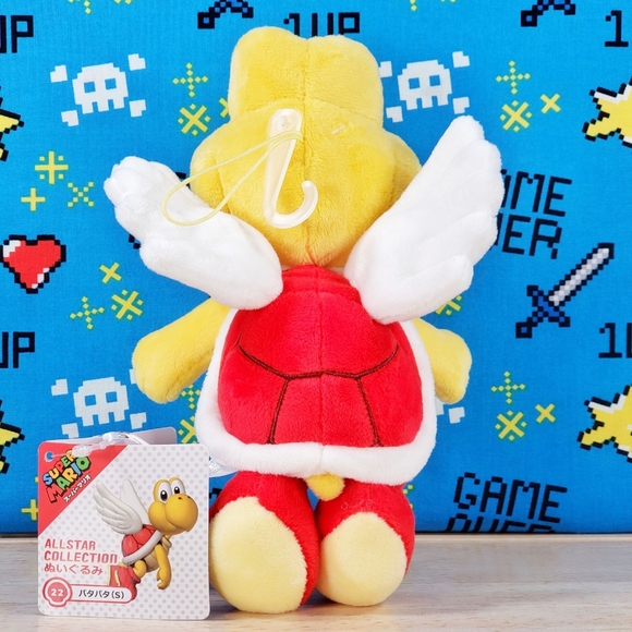 All Star Collection RED KOOPA PARATROOPER 6" #22 Nintendo Gaming Plush Toy NWT - Picture 7 of 12